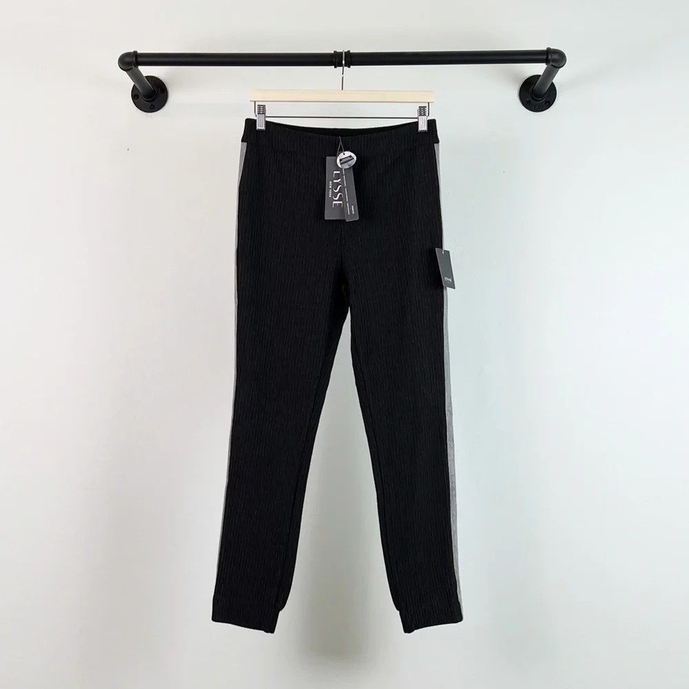 NWT Lysse Varick Elevated Track Pant in Charcoal Grey
